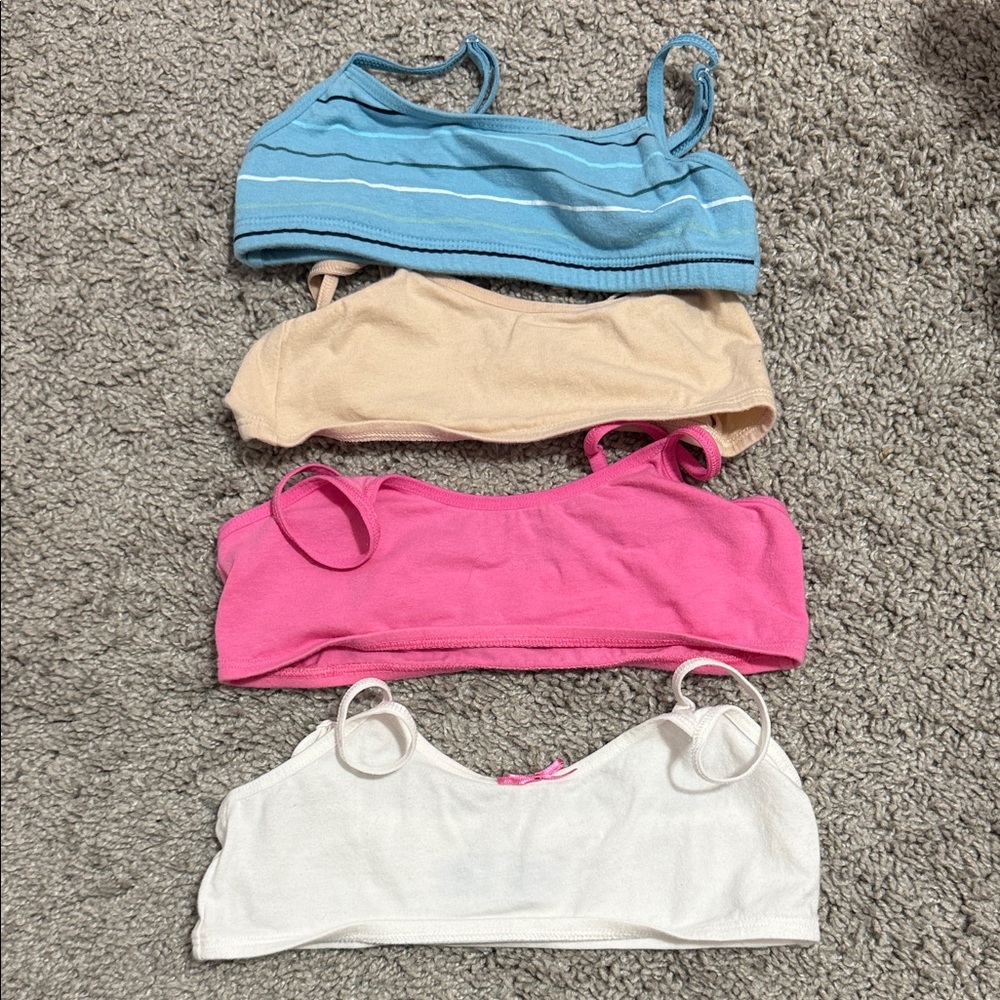 •
Lot of 4 Target Cat & Jack Medium Bralette Kids Size 7/8
